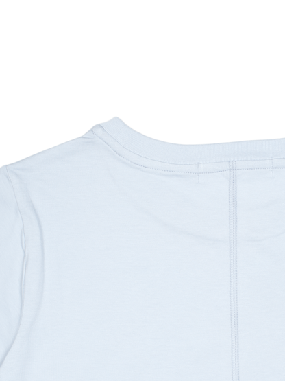 SOFT TWISTED INDIAN COTTON JERSEY T-SHIRTS｜MIST BLUE