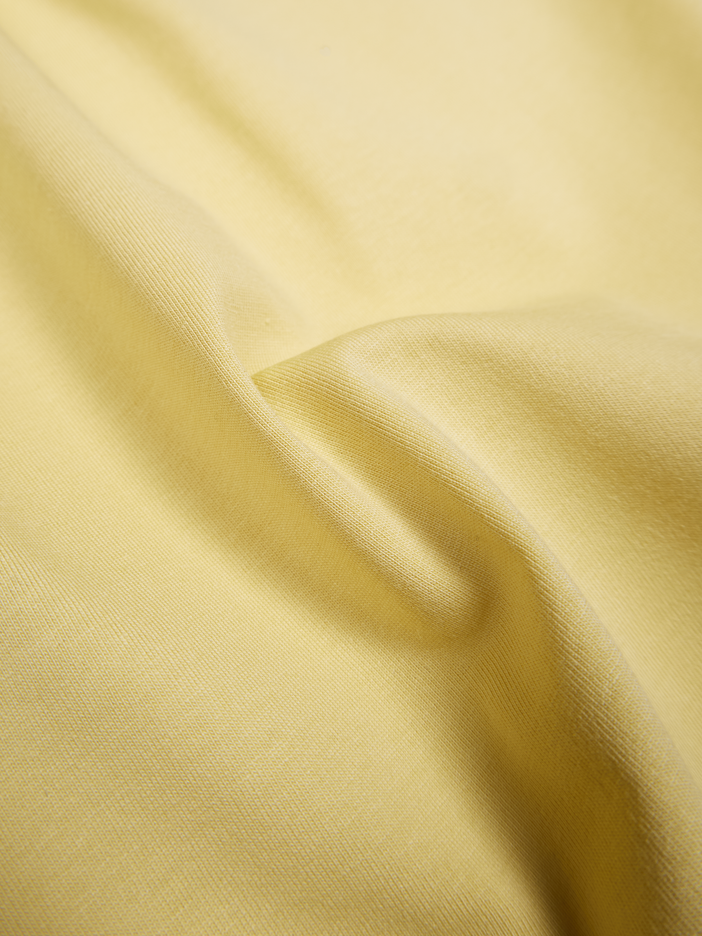 SOFT TWISTED INDIAN COTTON JERSEY TANK｜MUTED YELLOW