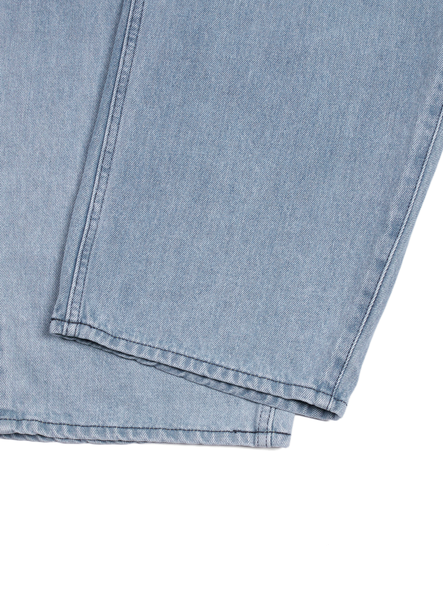 SILK/COTTON DENIM PANTS for WOMEN｜LIGHT BLUE