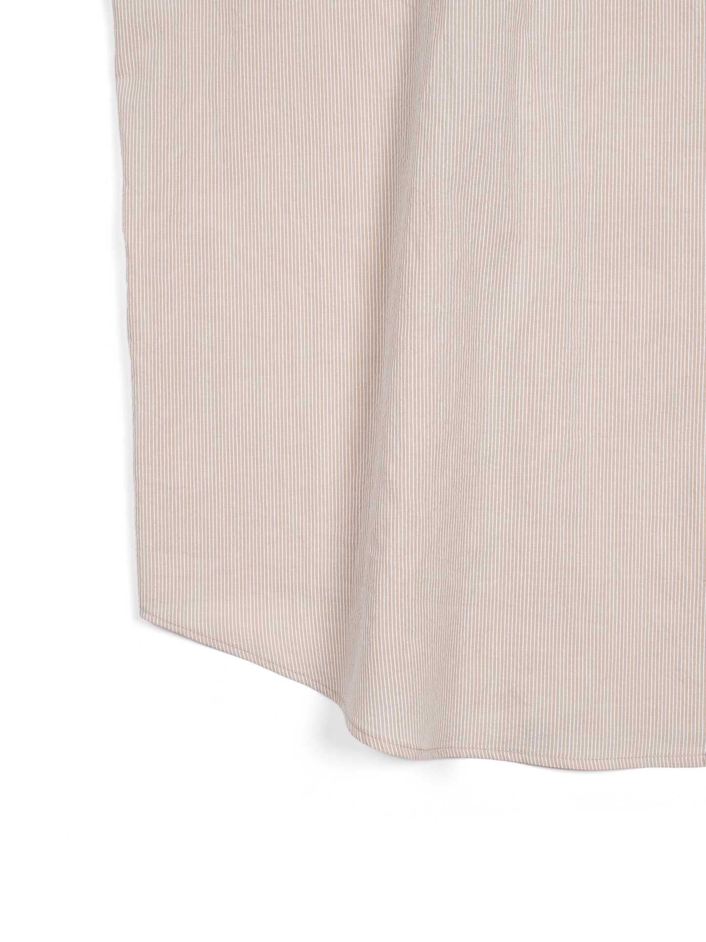 FINX COTTON LIGHT CORD LANE STRIPE HS SHIRTS｜YELLOW STRIPE
