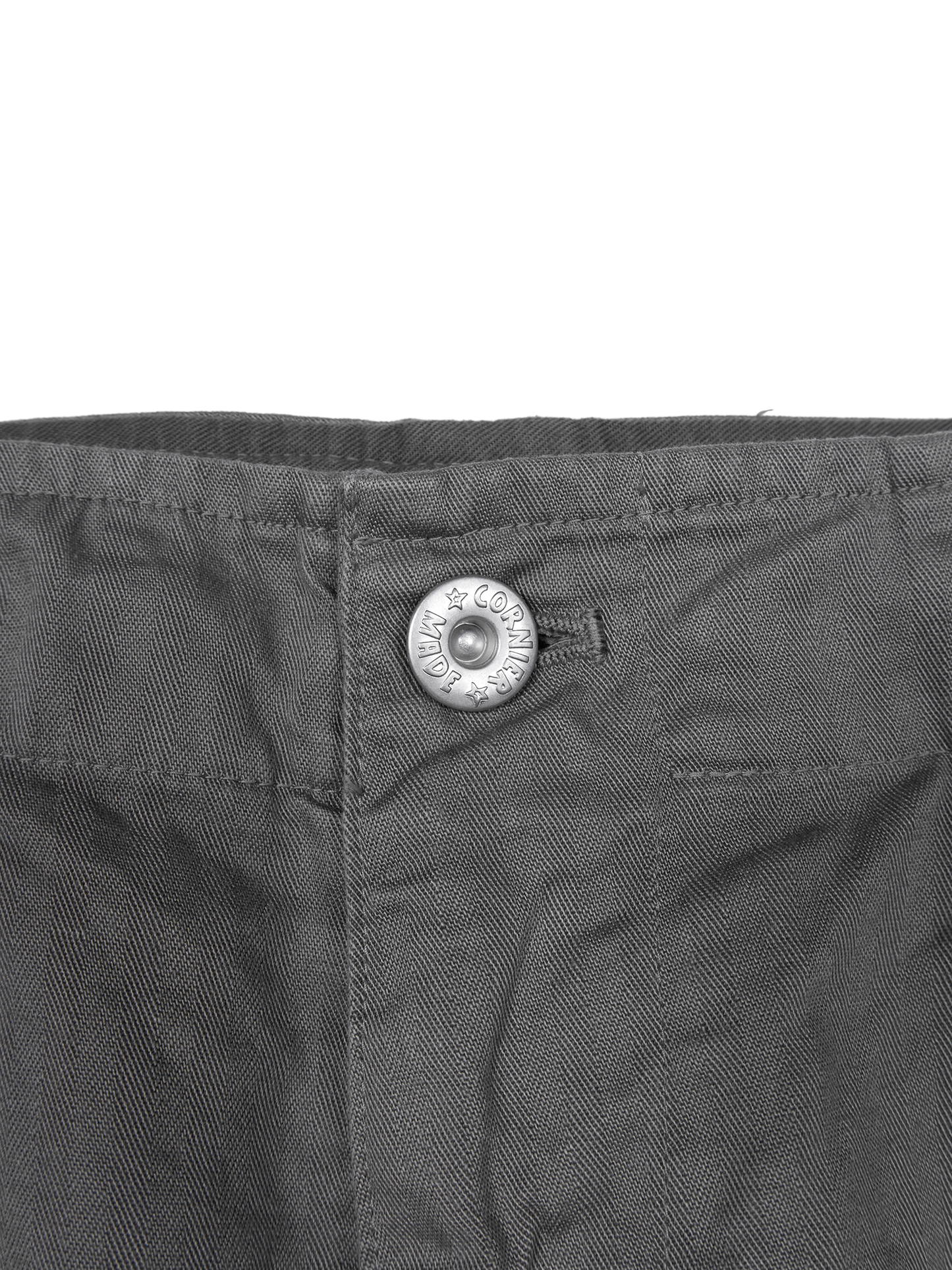 GARMENT DYED FINX COTTON HBT CARGO SHORTS｜GREIGE
