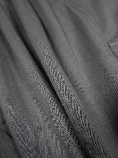 GARMENT DYED FINX COTTON HBT CARGO SHORTS｜GREIGE