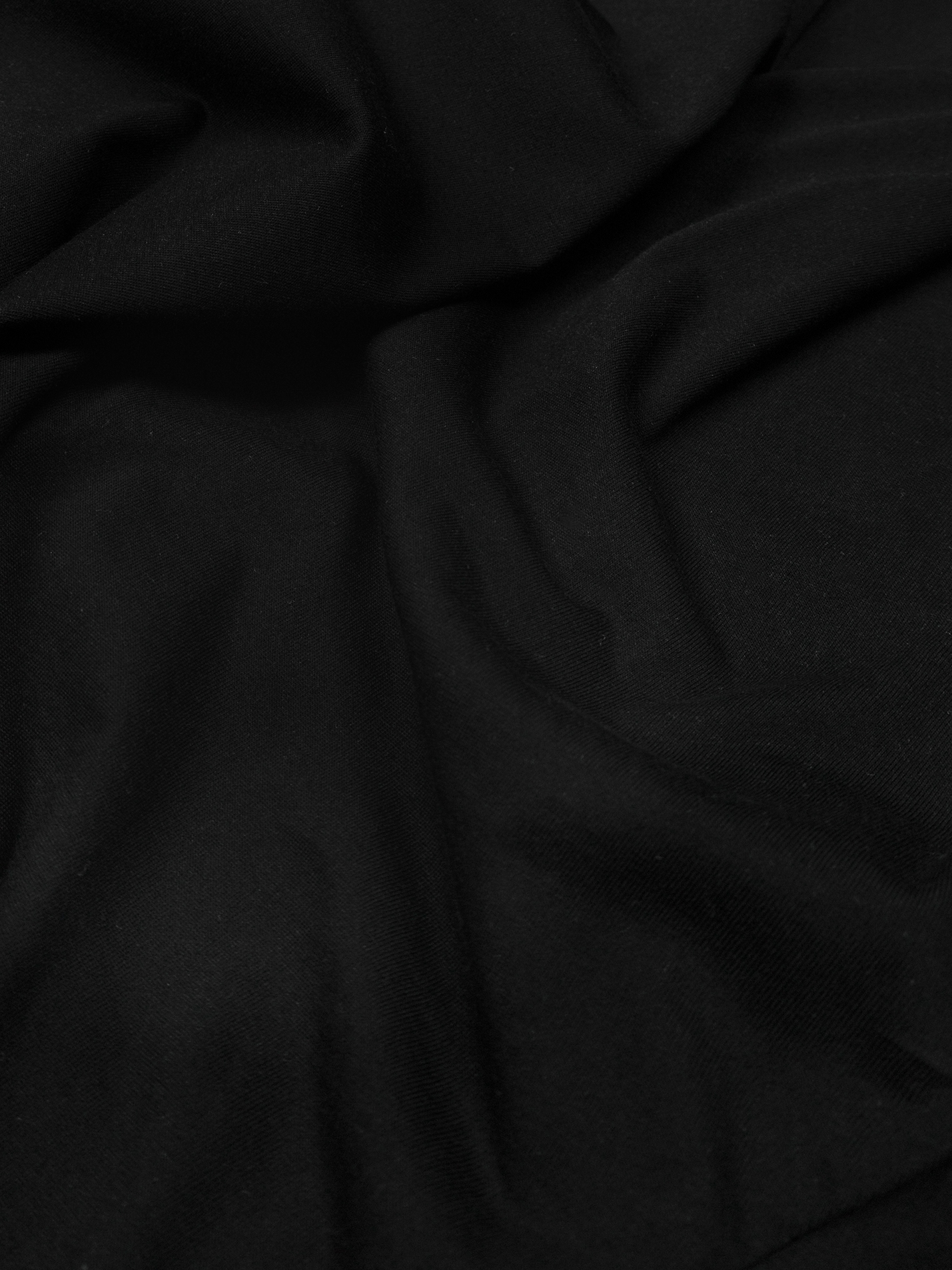 SUVIN COTTON HIGH GAUGE SOFT JERSEY T-SHIRTS｜BLACK