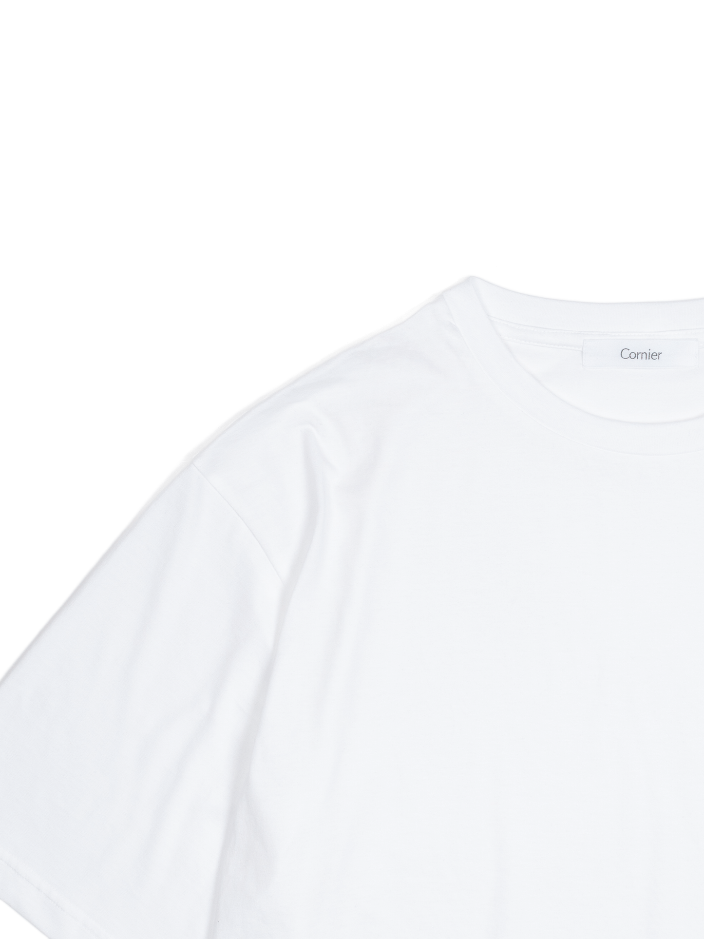 SUVIN COTTON HIGH GAUGE SOFT JERSEY T-SHIRTS｜WHITE