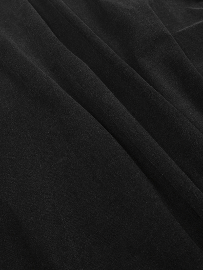 SUPIMA COTTON HIGH GAUGE VINTAGE T-SHIRTS｜FADED BLACK
