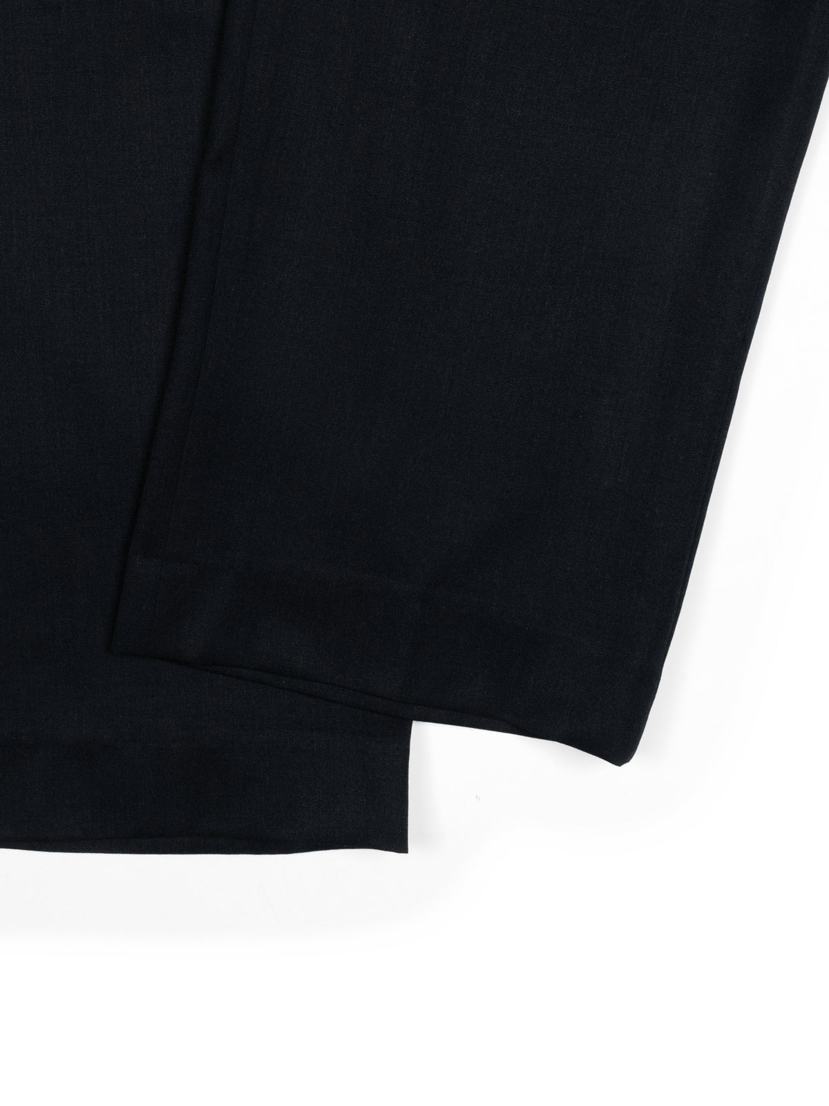 Super130's WORSTED WOOL GABARDINE 2-TUCK PANTS｜TOP D.NAVY