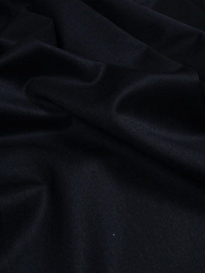 Super130's WORSTED WOOL GABARDINE 2-TUCK PANTS｜TOP D.NAVY