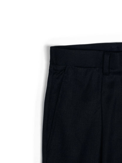 Super130's WORSTED WOOL GABARDINE SLACKS｜TOP D.NAVY