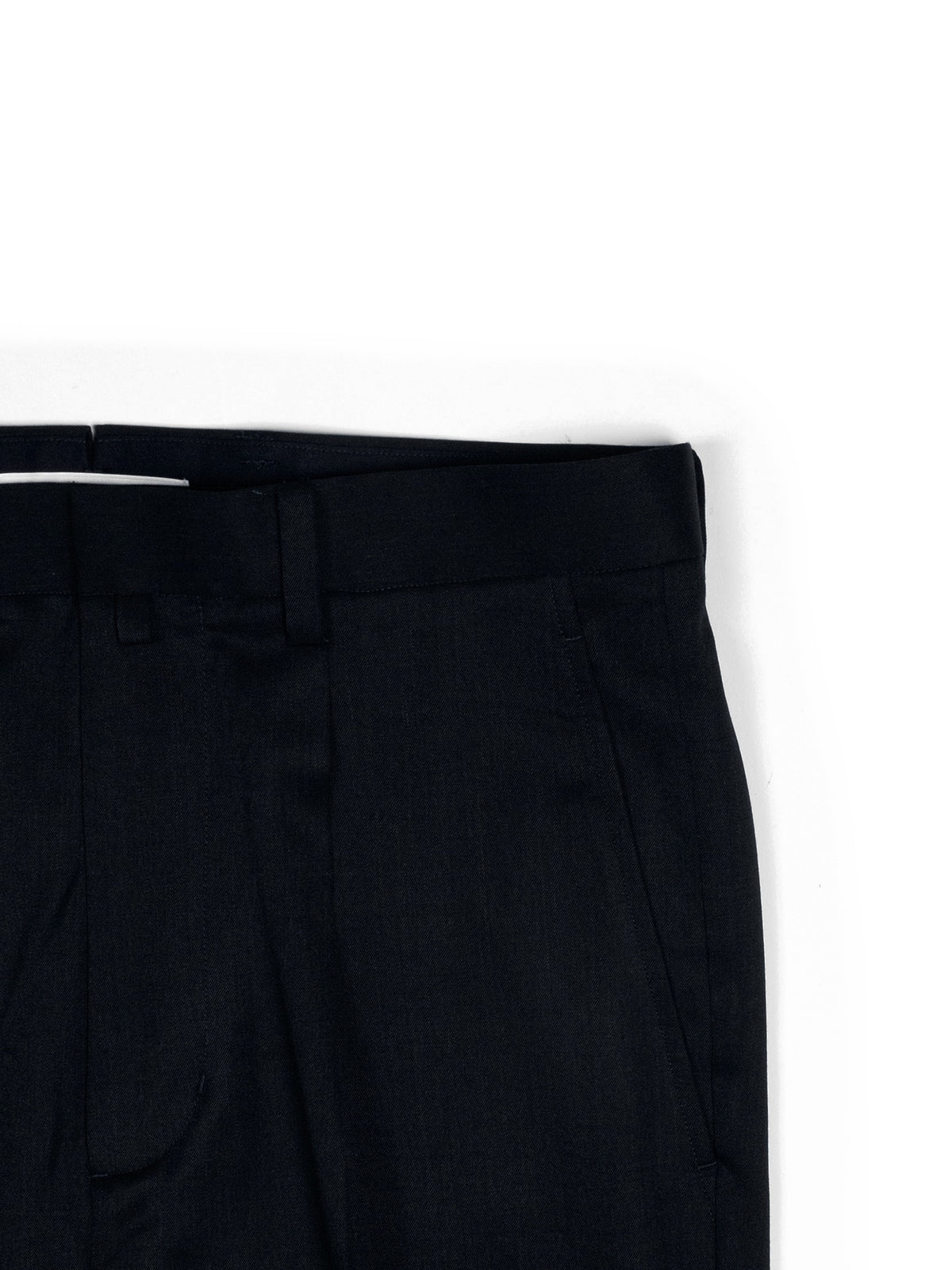 Super130's WORSTED WOOL GABARDINE SLACKS｜TOP D.NAVY