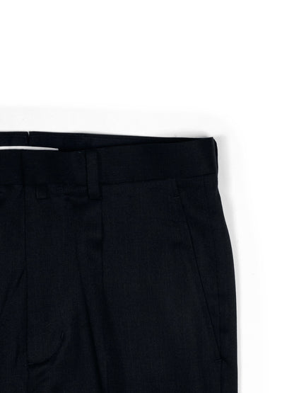 Super130's WORSTED WOOL GABARDINE SLACKS｜TOP D.NAVY