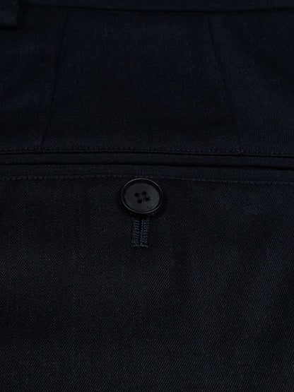 Super130's WORSTED WOOL GABARDINE SLACKS｜TOP D.NAVY