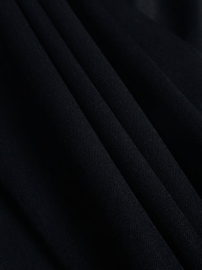 Super130's WORSTED WOOL GABARDINE SLACKS｜TOP D.NAVY