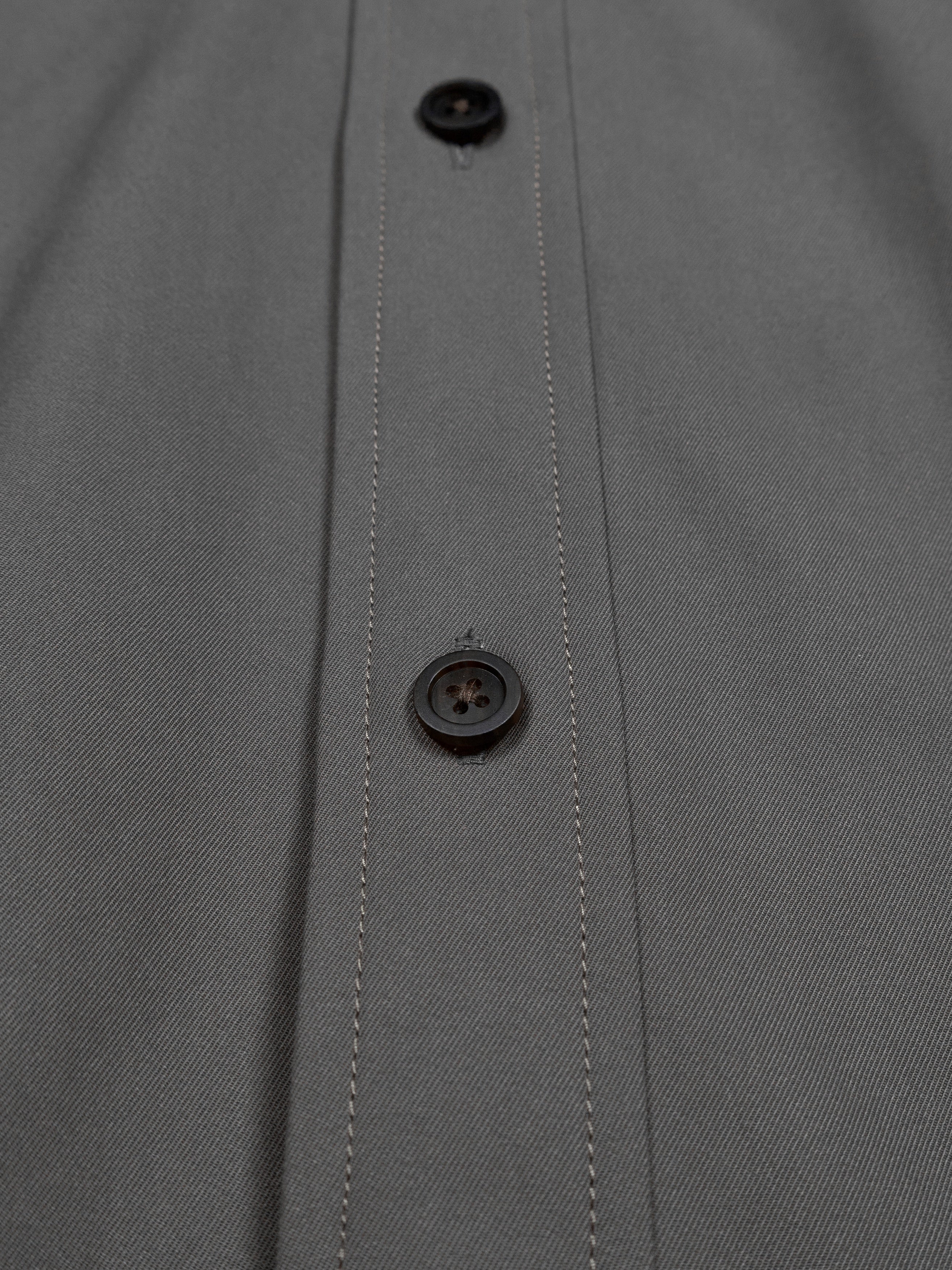 FINX COTTON VOILE LIGHT CHINO OVER SHIRTS｜GRAY – Cornier