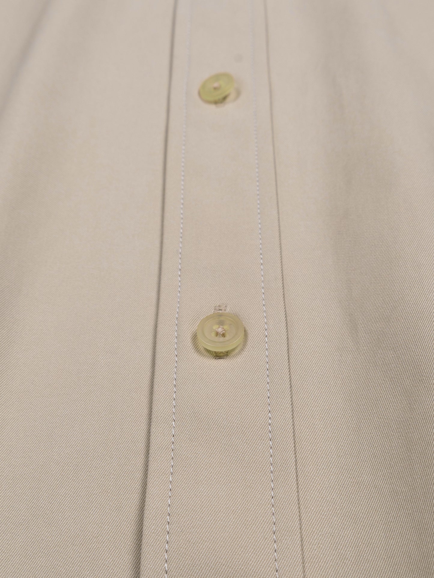 FINX COTTON VOILE LIGHT CHINO OVER SHIRTS｜ASH BEIGE