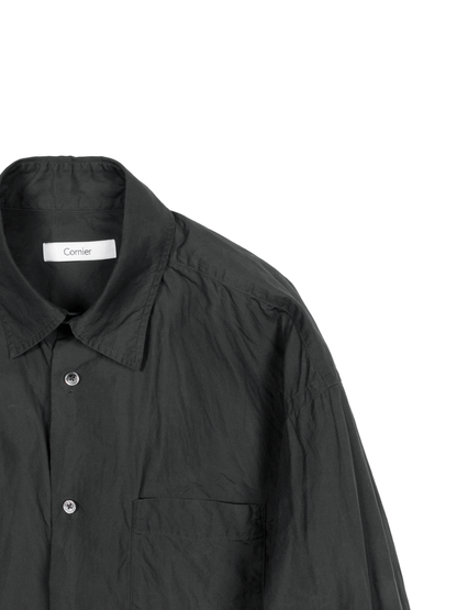 WAXING FINX COTTON WEATHER SHIRTS｜CHARCOAL