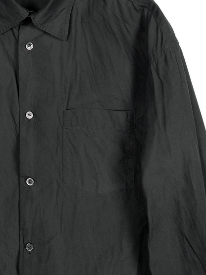 WAXING FINX COTTON WEATHER SHIRTS｜CHARCOAL