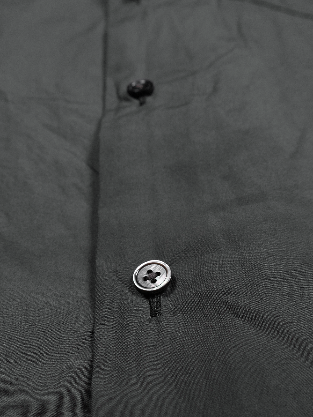WAXING FINX COTTON WEATHER SHIRTS｜CHARCOAL