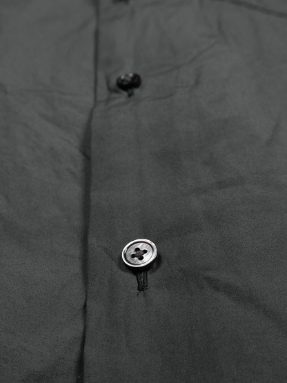 WAXING FINX COTTON WEATHER SHIRTS｜CHARCOAL