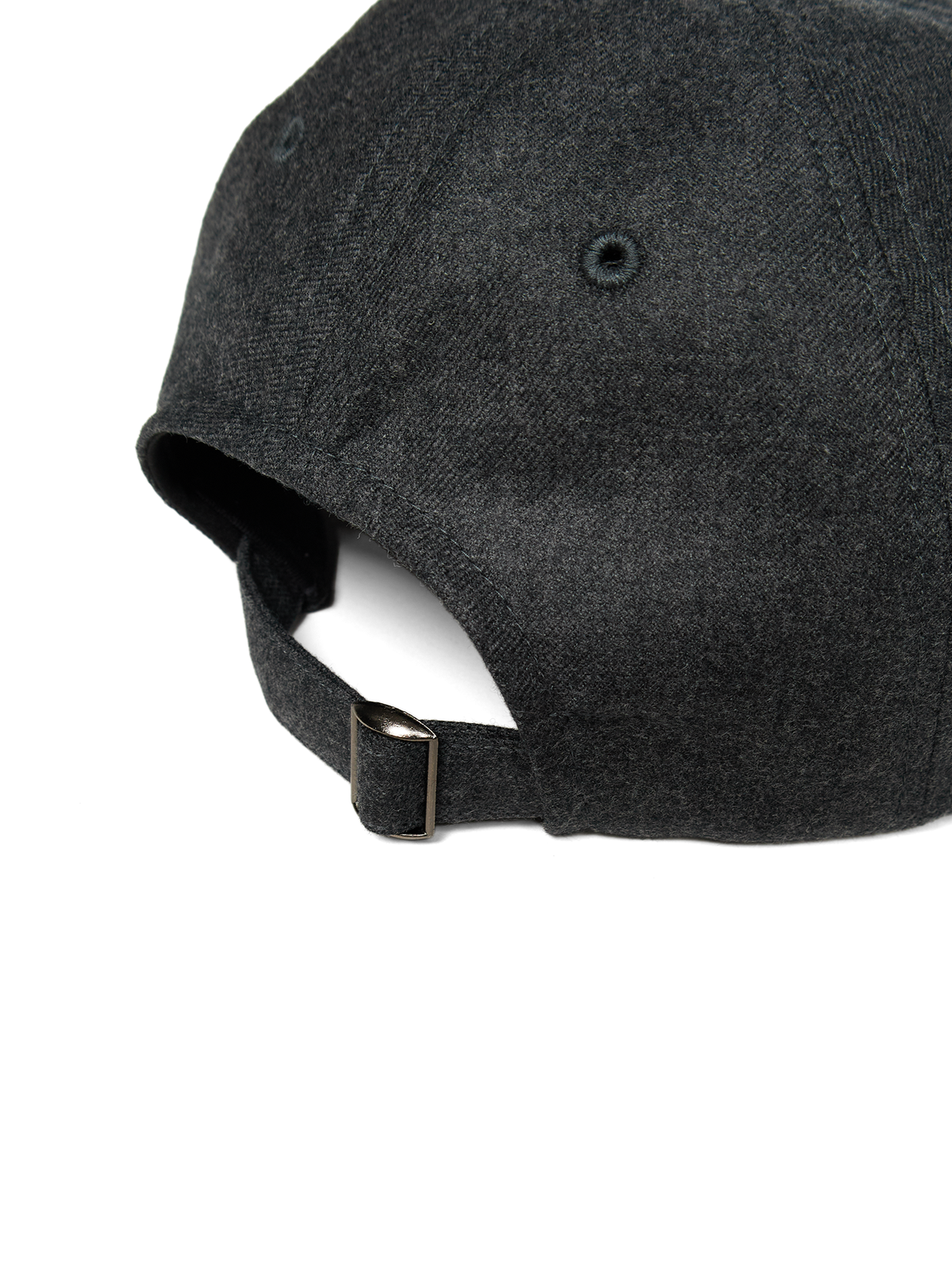 Super160's WORSTED WOOL VIYELLA CAP｜TOP CHARCOAL