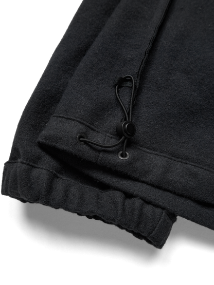 Super180’s WOOL FLEECE ZIP BLOUSON｜INK BLACK