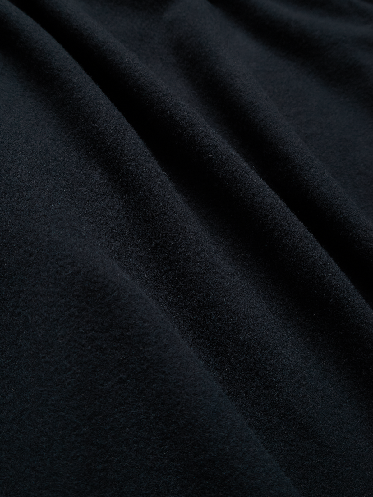 Super180’s WOOL FLEECE ZIP BLOUSON｜NAVY