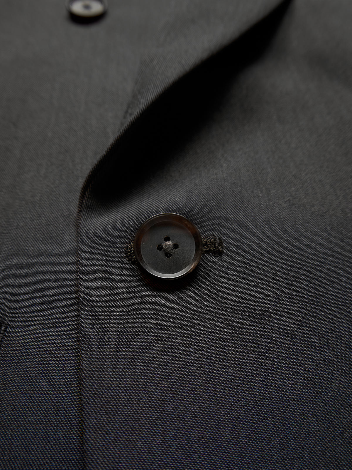 Super130's WORSTED WOOL GABARDINE DOUBLE BREASTED JACKET｜AGED GRAY