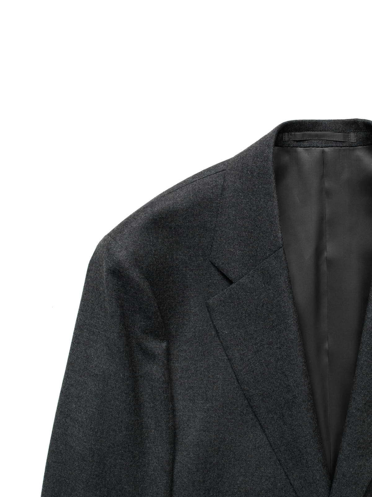 Super160's WORSTED WOOL VIYELLA TAILORED JACKET｜TOP CHARCOAL
