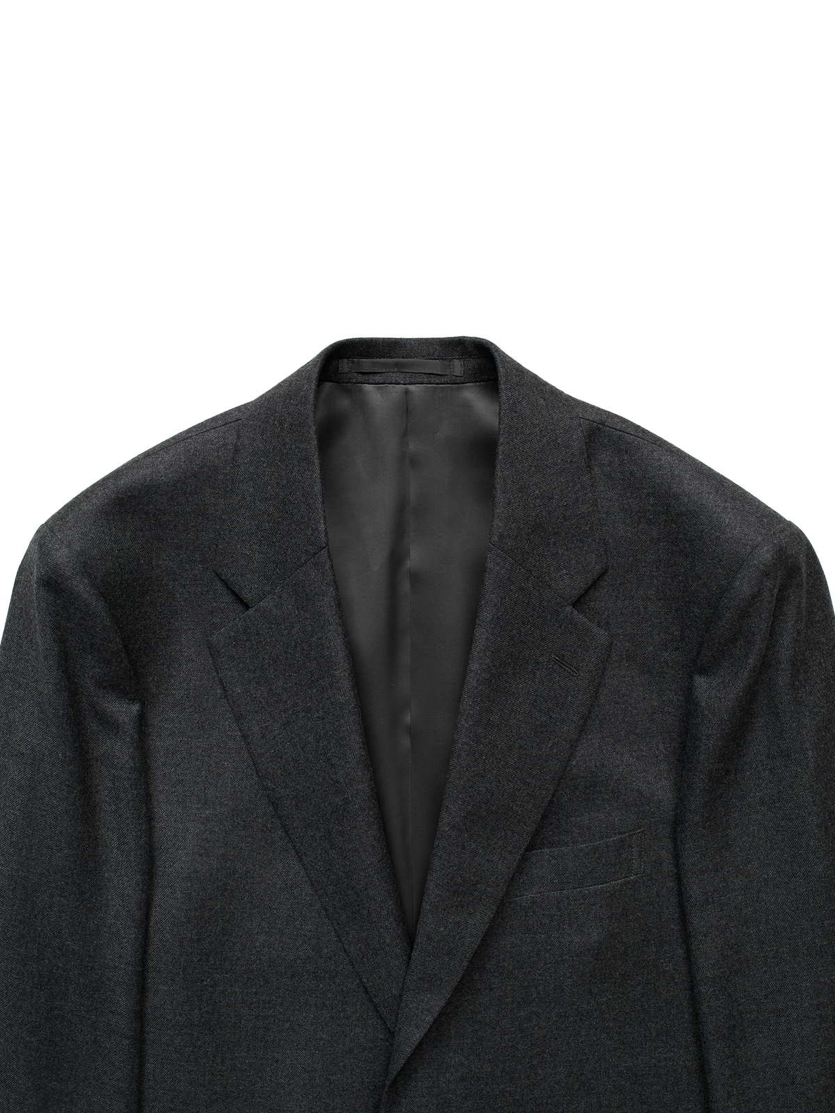 Super160's WORSTED WOOL VIYELLA TAILORED JACKET｜TOP CHARCOAL
