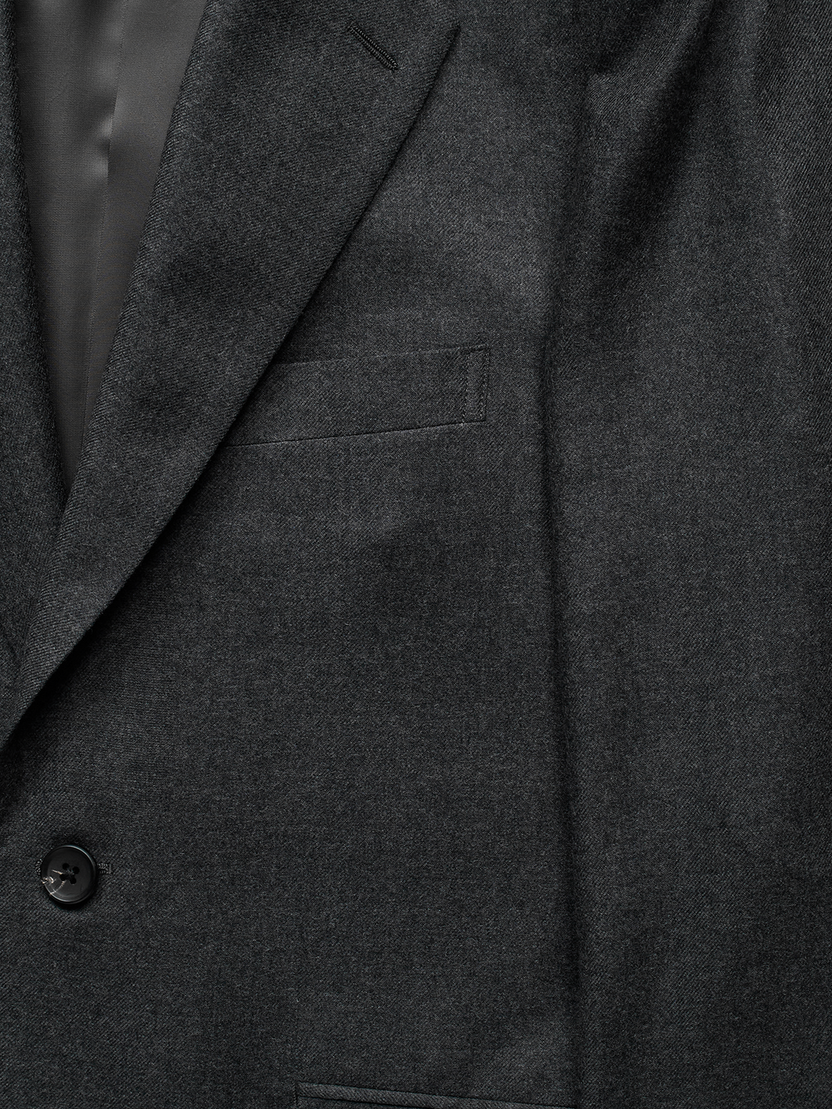 Super160's WORSTED WOOL VIYELLA TAILORED JACKET｜TOP CHARCOAL