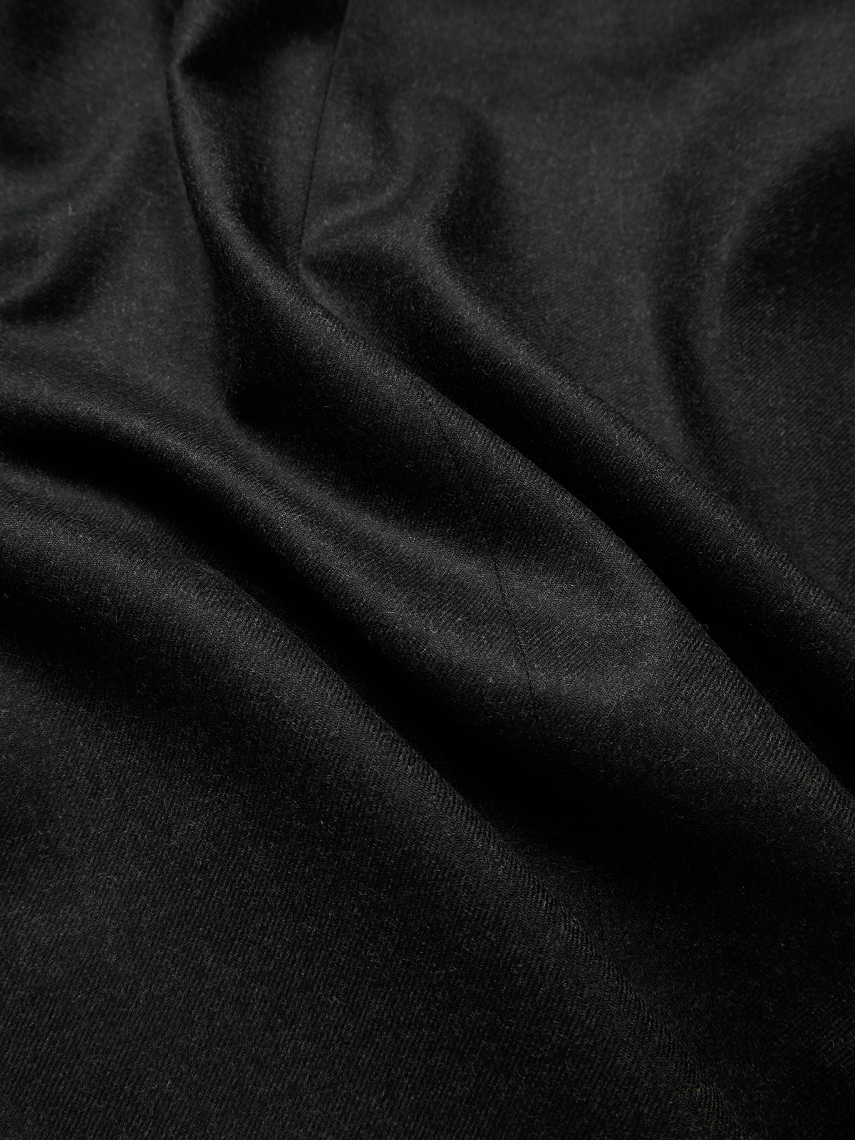 Super160's WORSTED WOOL VIYELLA TAILORED JACKET｜TOP BLACK