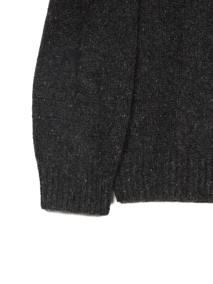 CASHMERE/SABLE SWEATER｜CHARCOAL