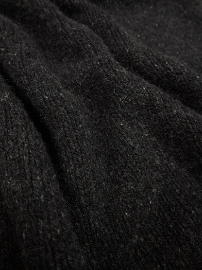CASHMERE/SABLE SWEATER｜CHARCOAL