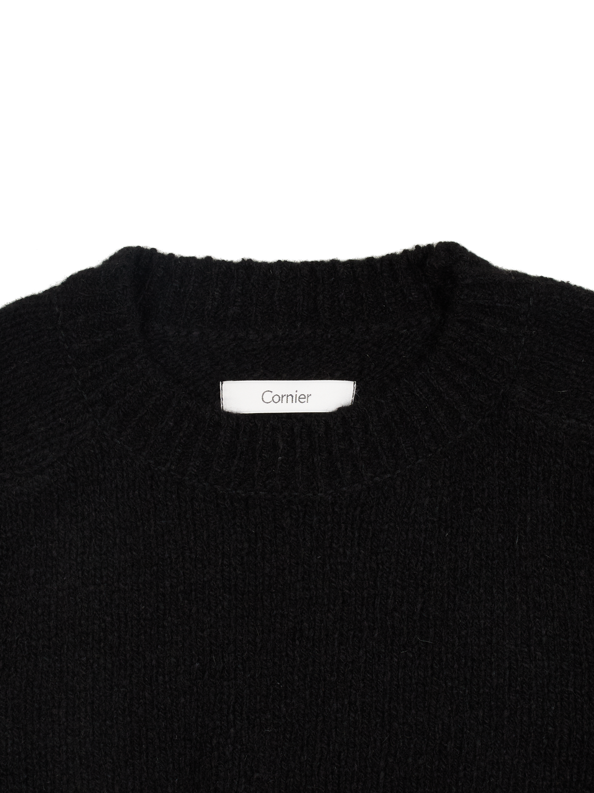 CASHMERE/SABLE SWEATER｜BLACK