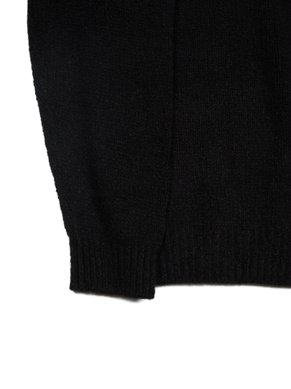 CASHMERE/SABLE SWEATER｜BLACK