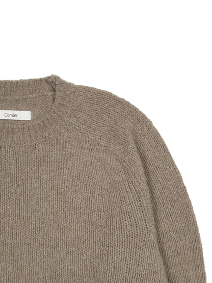 CASHMERE/SABLE SWEATER｜NATURAL