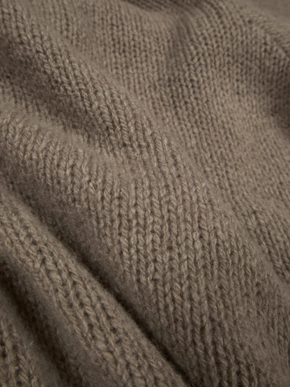 CASHMERE/SABLE SWEATER｜NATURAL