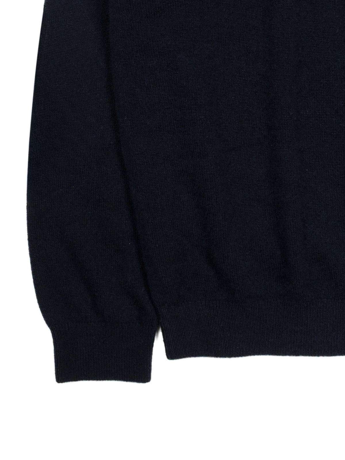 ALASHAN CASHMERE HENLEY NECK SWEATER｜NAVY