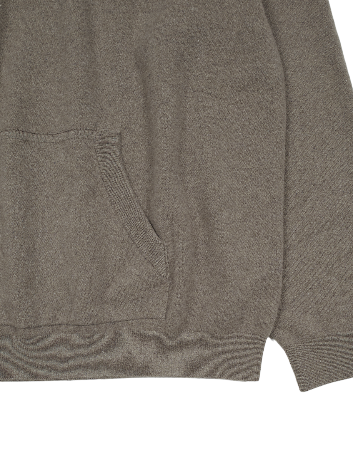 Super170's WOOL KNIT HOODIE｜GREIGE