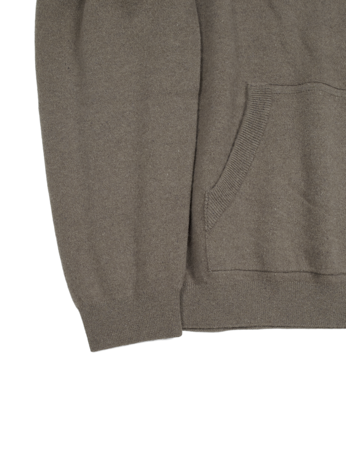 Super170's WOOL KNIT HOODIE｜GREIGE
