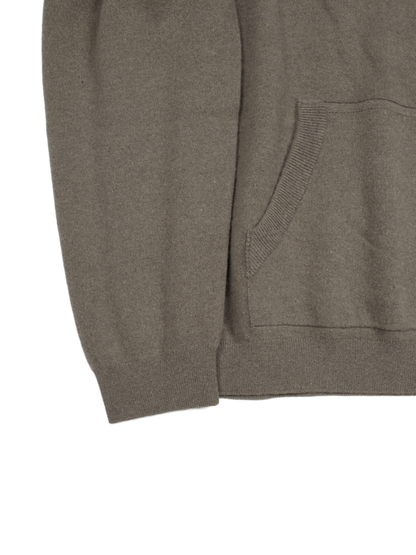 Super170's WOOL KNIT HOODIE｜GREIGE