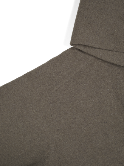 Super170's WOOL KNIT HOODIE｜GREIGE