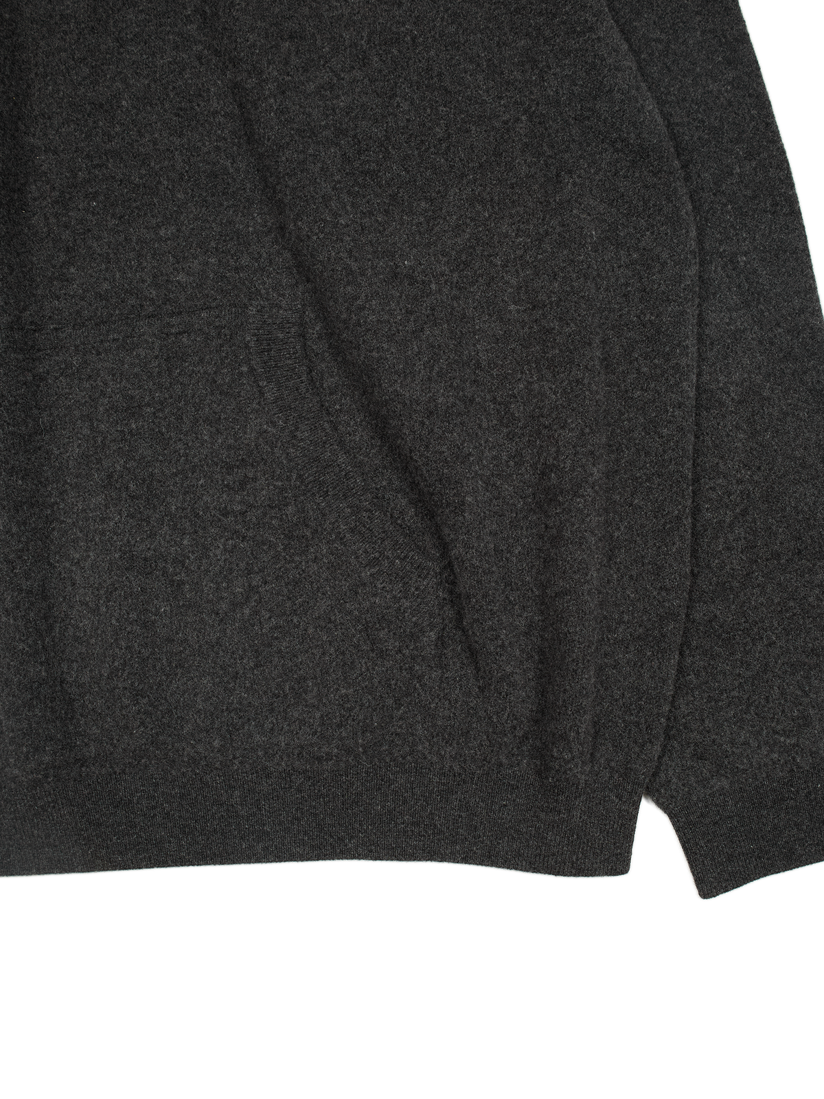 Super170's WOOL KNIT HOODIE｜CHARCOAL