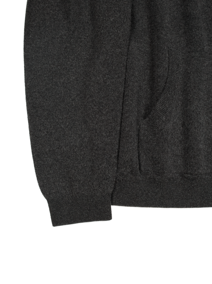 Super170's WOOL KNIT HOODIE｜CHARCOAL