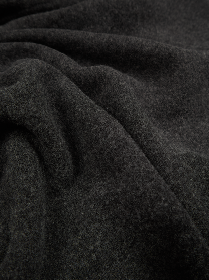 Super170's WOOL KNIT HOODIE｜CHARCOAL