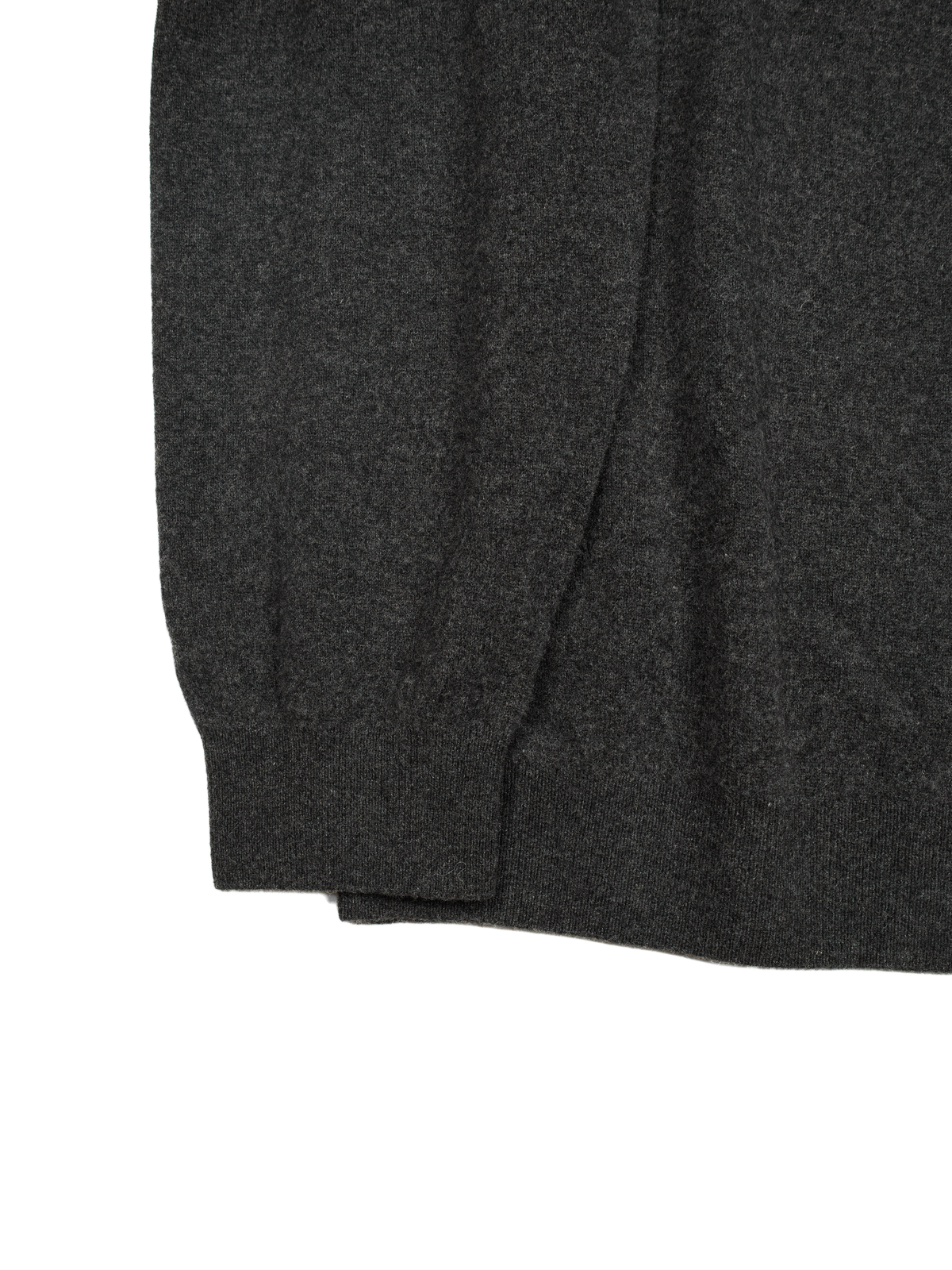 Super170's WOOL KNIT POLO SHIRTS｜CHARCOAL