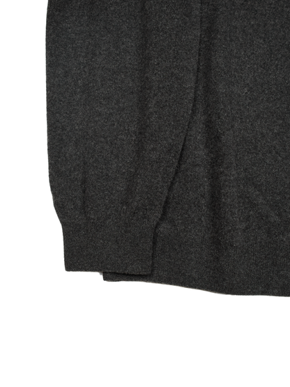 Super170's WOOL KNIT POLO SHIRTS｜CHARCOAL