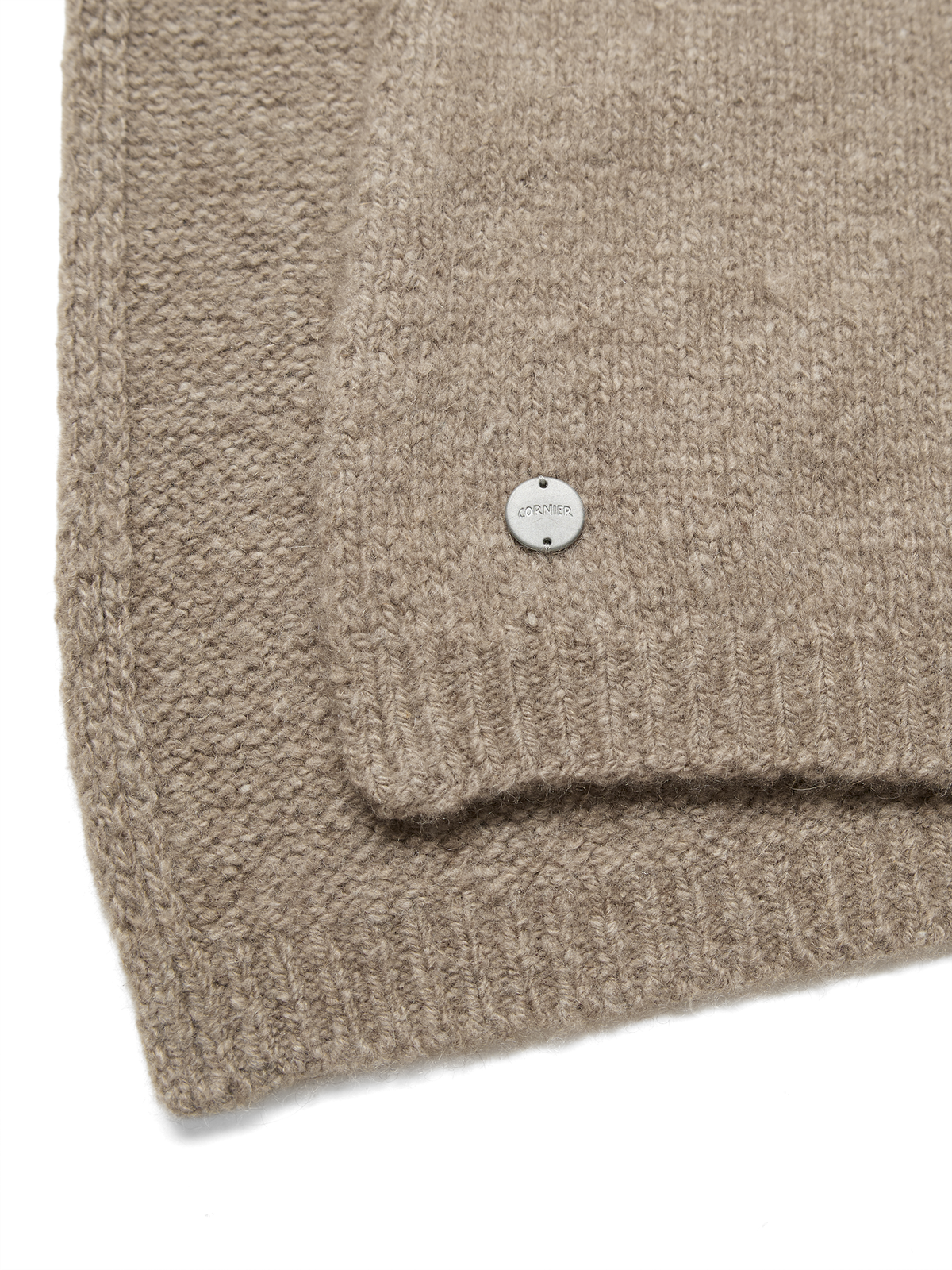 CASHMERE/SABLE STOLE｜NATURAL