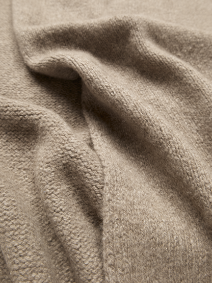 CASHMERE/SABLE STOLE｜NATURAL