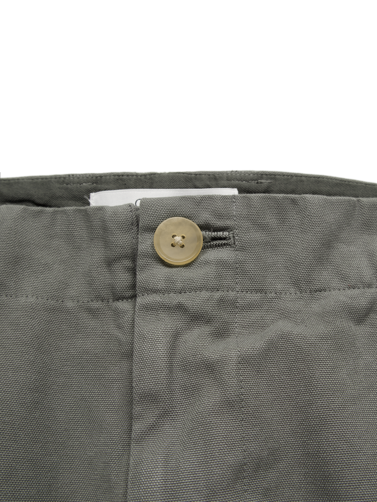 GARMENT DYED FINX COTTON DUCK SLACKS｜STEEL