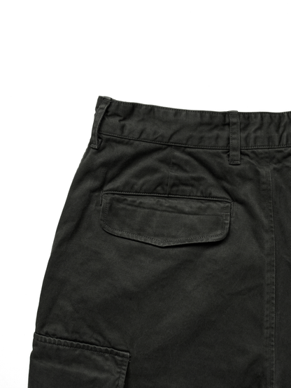 GARMENT DYED FINX/ZIMBABWE COTTON TWILL M-47 CARGO PANTS｜AGED OLIVE